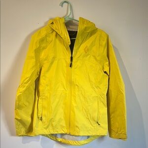 Black Diamond Yellow Windbreaker/ Rain Jacket